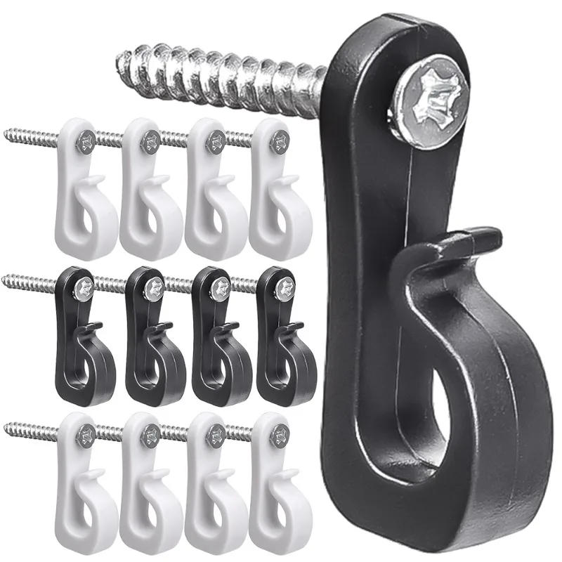 Description Picture 2 of item30/1Pcs Q Hanger Hooks for String Lights Hanging Multi-Purpose Plant Cabinet Ceiling Hook with Screw Home Holder Outdoor Supply