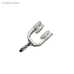 30PCS Outsourced Stainless Steel Curtain Pulley Curtain I-rail Installation Roller Hardware Accessories Stainless Steel Pulley