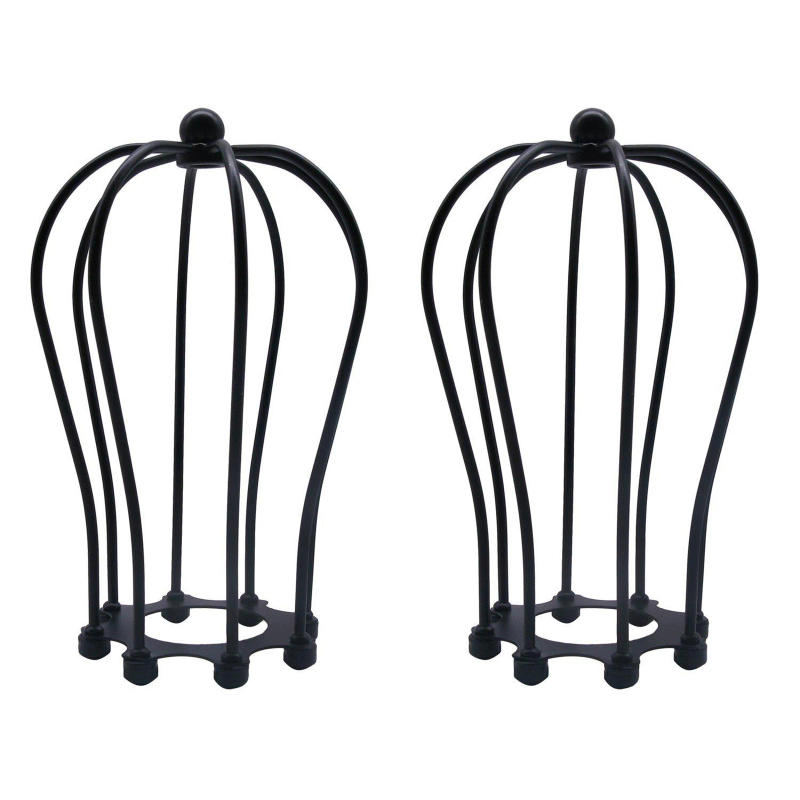 Description Picture 6 of itemVintage Style Metal Wrie Cage Lampshade - Industrial Metal Cage Light Shade DIY Ceiling Pendant Lights for Dining Room Loft