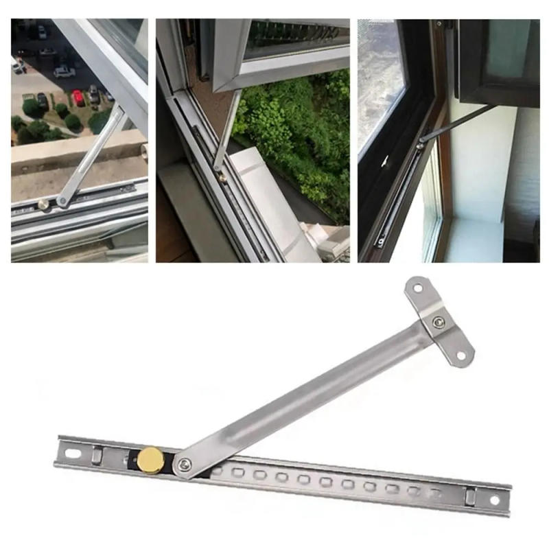 Description Picture 2 of itemStainless Steel Window Support Gusset Fixed Windproof Window Restrictor Hardware Angle Controller Window Windproof Brace Window