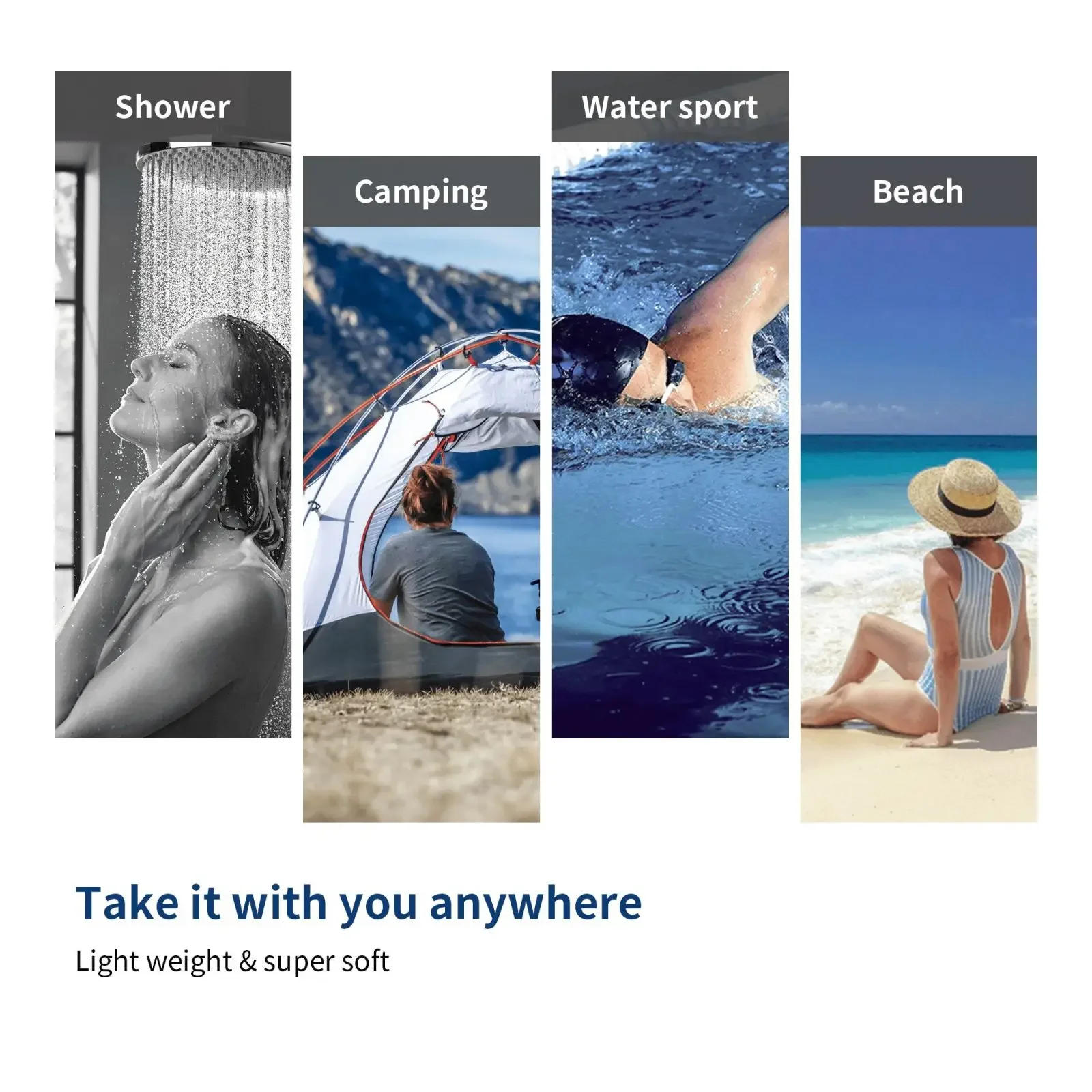 Description Picture 5 of itemHome bath towels for the body towels bathroom quick drying microfiber beach towel man and women large sports towel