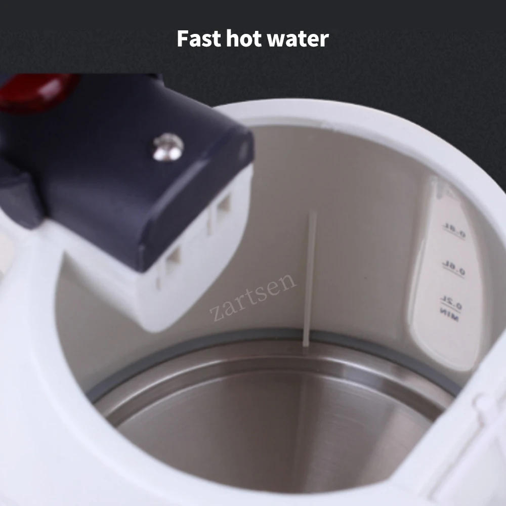 Description Picture 5 of item1000ML Car Hot Kettle Portable Water Heater Travel Auto 12V/24V for Tea Coffee 304 Stainless Steel Large Capacity Vehicle