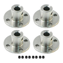 Screws Flange Coupling Motor Guide Motor Plug For Model Shafts Shaft Coupling 22x22x12mm 4pcs Flange Couplings