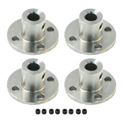 Screws Flange Coupling Motor Guide Motor Plug For Model Shafts Shaft Coupling 22x22x12mm 4pcs Flange Couplings