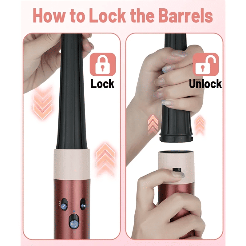 Description Picture 4 of itemB82B-Dyson Airwrap Attachments	 Dyson Curling Iron Airwrap For Barrels Curl And Wave Curl Hair