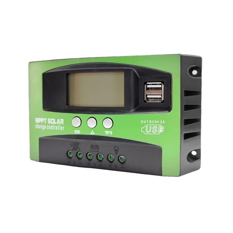 Description Picture 3 of item30/40/50/60/80/100A Solar Panel Controller 12V/24V Battery Charge Regulator Dual USB Photovoltaic Cell Panel Charger Regulator