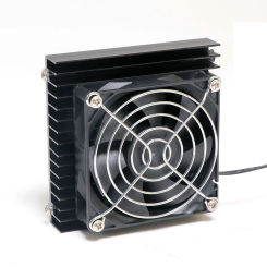 100x100x40mm radiator Aluminum heatsink Extruded heat sink with ac 110v 220v fan for 50w 80w 100w led grow light led plant light
