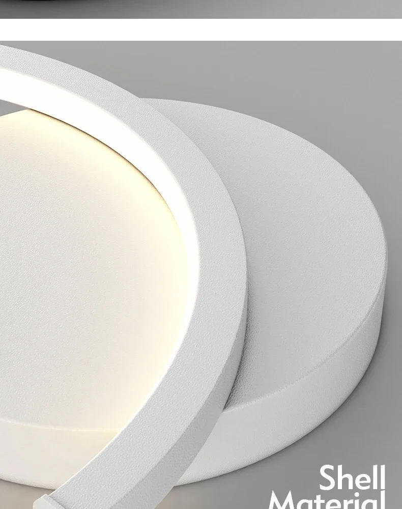 Description Picture 5 of itemModern LED Wall Lamp Nordic Black White Golden Wall Lighting for Living Bedroom Aisle Home Decor Fixtures Indoor Wall Lustres