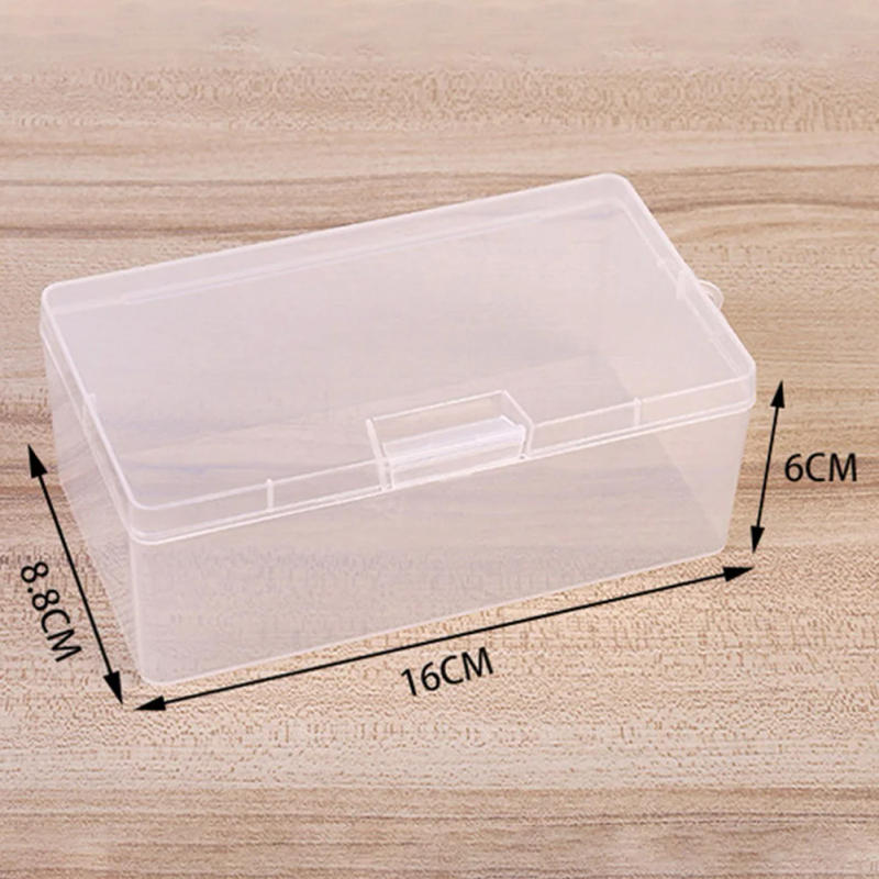 Description Picture 5 of itemTransparent Plastic Storage Jewelry Box Compartment Adjustable Container For Beads Earring Box For Jewelry Rectangle Box Case