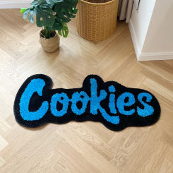 Handmade Cookies Rug for Kids Room Tufted Carpet Mat Soft Plush Children Gift Room Decoration