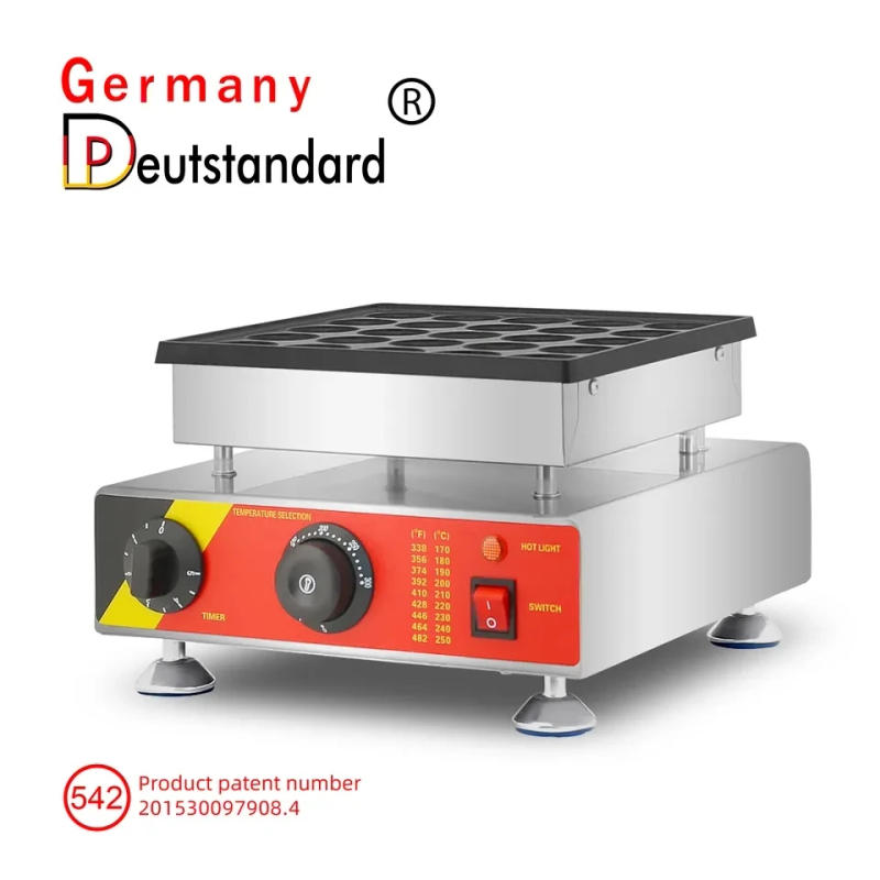 Description Picture 4 of item25 Hole Commercial Mini Dutch Pancake Baker Maker Electric Dorayaki Maker Muffin Waffle Making Machine Kitchen Appliance