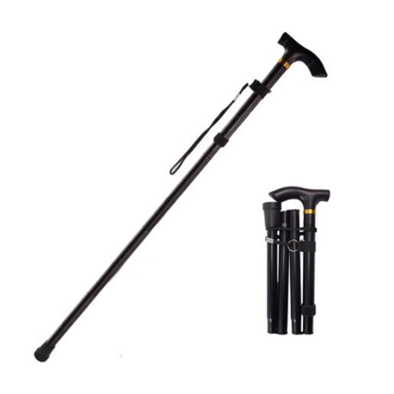 Description Picture 3 of itemWalking Stick Telescopic Baton Hiking Trekking Poles Aluminum Alloy Metal Folding Cane Crutches Pole For Elderly People