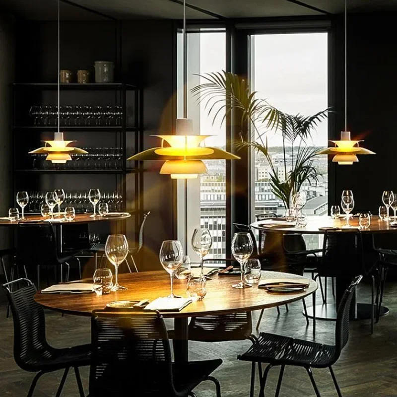 Description Picture 3 of itemDanish Design Pendant Light High Quality Umbrella Led Hanging Lamp Live Room Loui Lustre Kitchen Paulsen UFO 50 Color Droplight