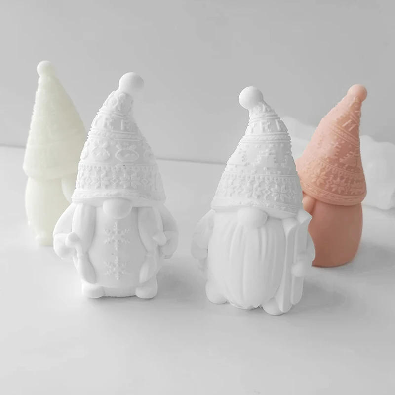 Description Picture 3 of item3D Ski Dwarf Candles Silicone Molds Handmade Soap DIY Scented Candle Plaster Resin Ornament Mould Home Decor Crafts