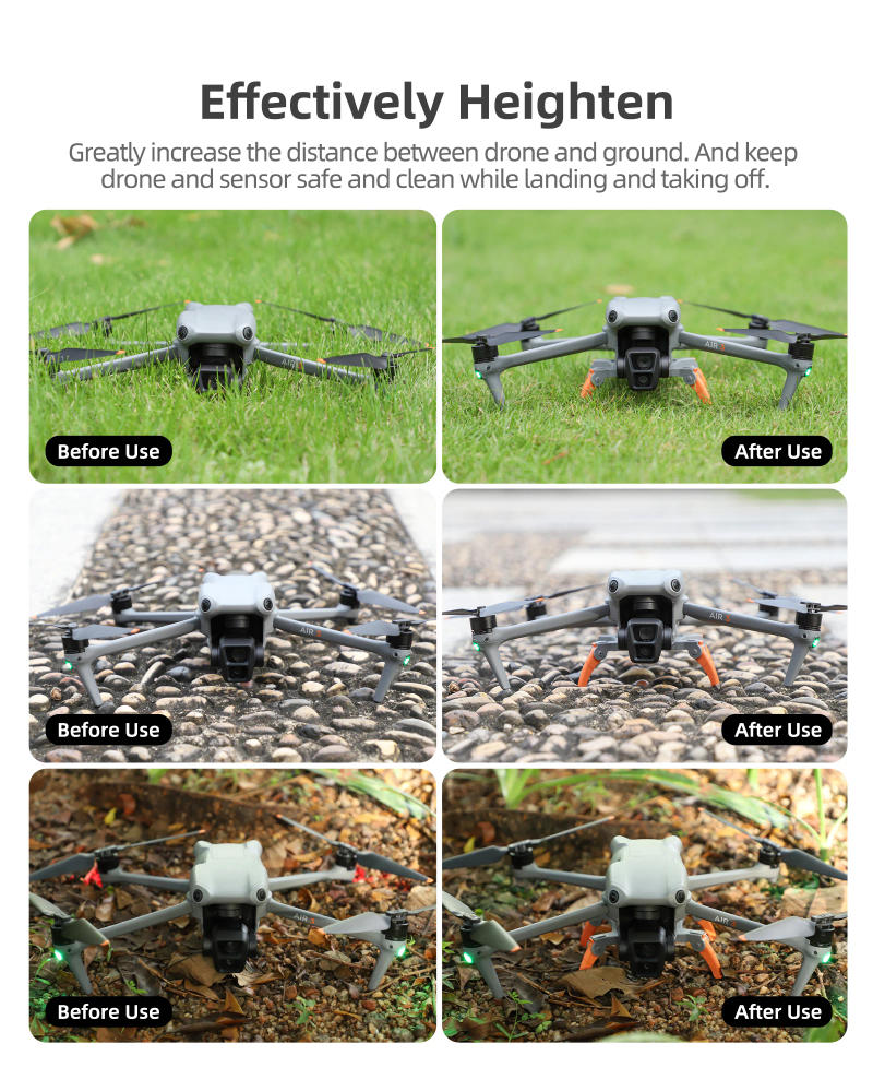 Description Picture 6 of itemAdjustable Booster Spider Kickstand Foldable Landing Gear For AIR 3S/AIR 3 Portable Drone Booster Kickstand Drone Accessories