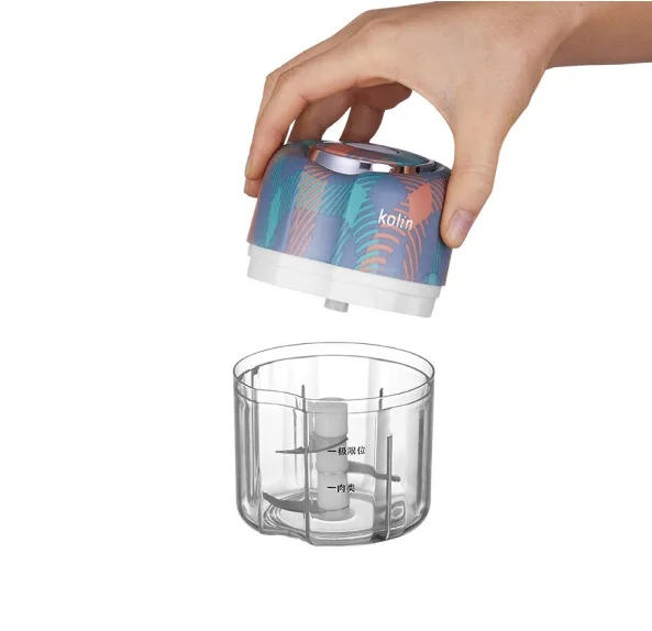 Description Picture 4 of itemHousehold kitchen shredder 250ml portable food processor electrical appliances   blender