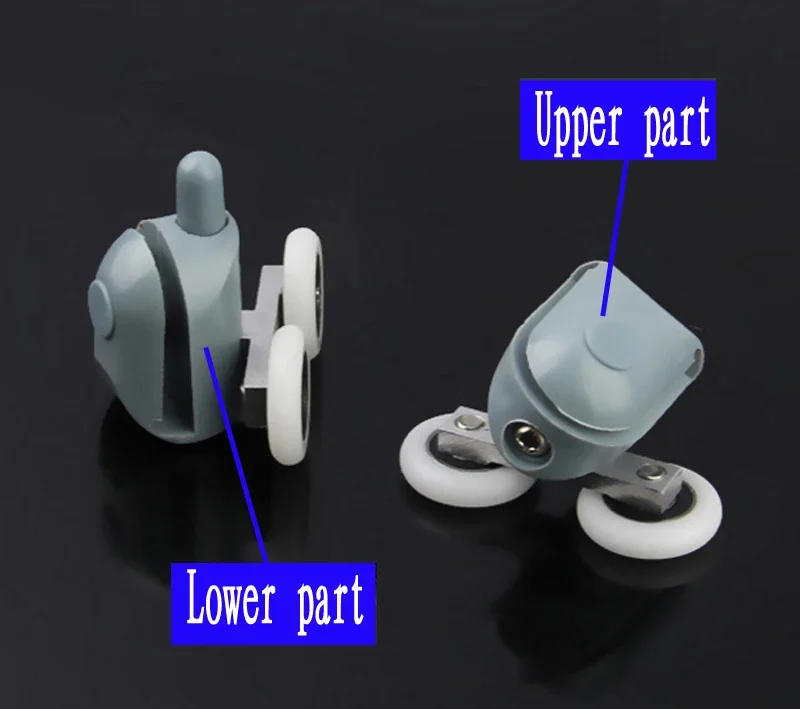 Description Picture 2 of itemZinc Alloy Double Shower Door Roller Wheel Runner/Pulleys/Rollers/Wheels Bearing Diameter 19mm/20mm/23mm/25mm/27mm