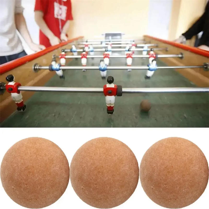 Description Picture 3 of item4Lot 36mm Solid Wood plastic frosted Foosball Table Soccer Ball Football Baby Foot Fussball Desktop Soccer Babyfoot Dropshipping