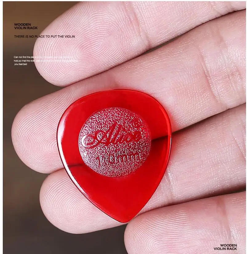 Description Picture 3 of item100pcs Alice Guitar Bass Picks AP-100JS Durable Clear Pure Color Plectrum 1.0 2.0 3.0 Mixed Small Size with Guitar Pick Case Box
