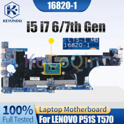 For LENOVO P51S T570 Notebook Mainboard 16820-1 i5 i7 6/7th Gen 01ER445 02HL408 Laptop Motherboard
