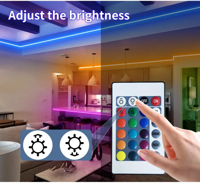 Description Picture 4 of itemRGB Light Strip 2M 3M 5M 10M Indoor DIY Ambient Colourful Lights IR 24 Keys Remote Control Halloween Christmas Festive Decor