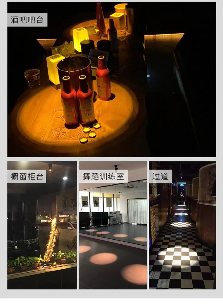 Description Picture 5 of item3/5/7/10/12/15/30W surface mounted ceiling spotlight led bar museum restaurant bar atmosphere light zoom shop aperture light Hot