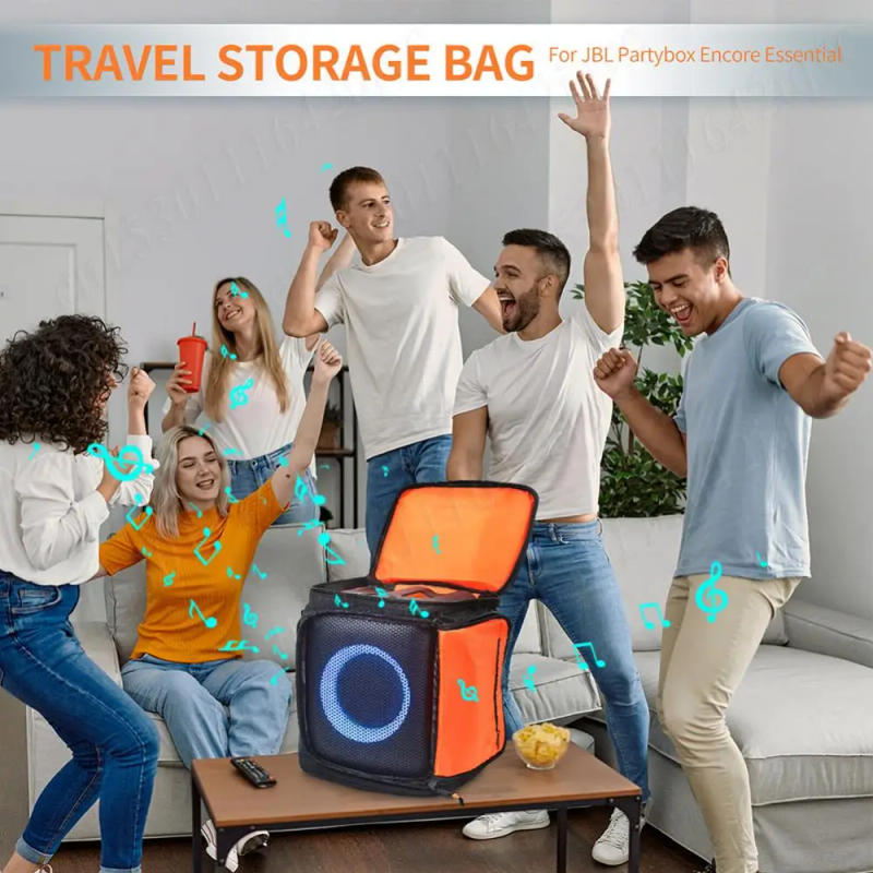 Description Picture 6 of itemWaterproof Speaker Bags for JBL PartyBox Encore Essential Speaker Storage Bag Large Capacity Speaker Shoulder Bags Carrying Case