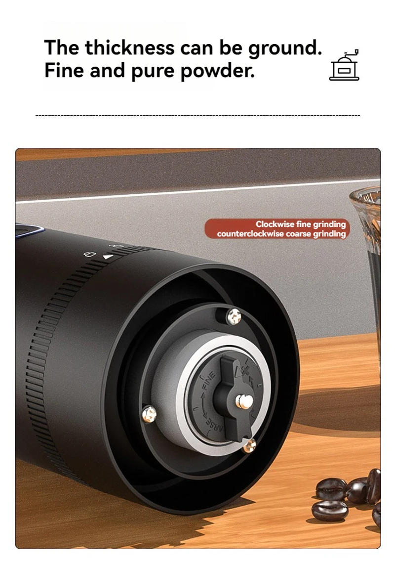 Description Picture 5 of itemMini Portable USB Electric Coffee Bean Beater Motorized Grinding Machine Home Coffee Machine Simple Set of Coffee Grinder