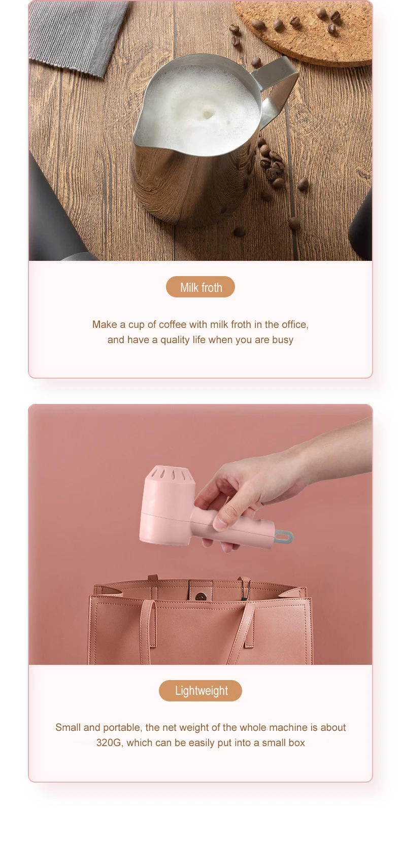 Description Picture 4 of itemPortable Electric Food Mixer Wireless Hand Blender 3 Gear Speeds High Power Dough Blender Egg Beater Baking Kitchen Mixer Tools