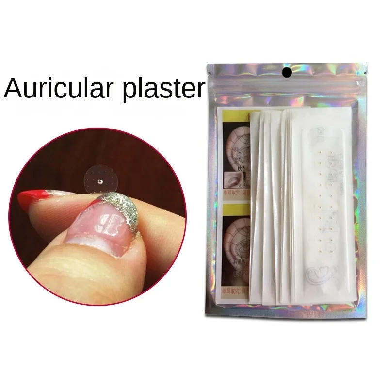 Description Picture 3 of item100pcs Ear Care Seeds Acupuncture Auricular Disposable Ear Stickers Massage Therapy Needle Patch Auricular Auriculotherapy