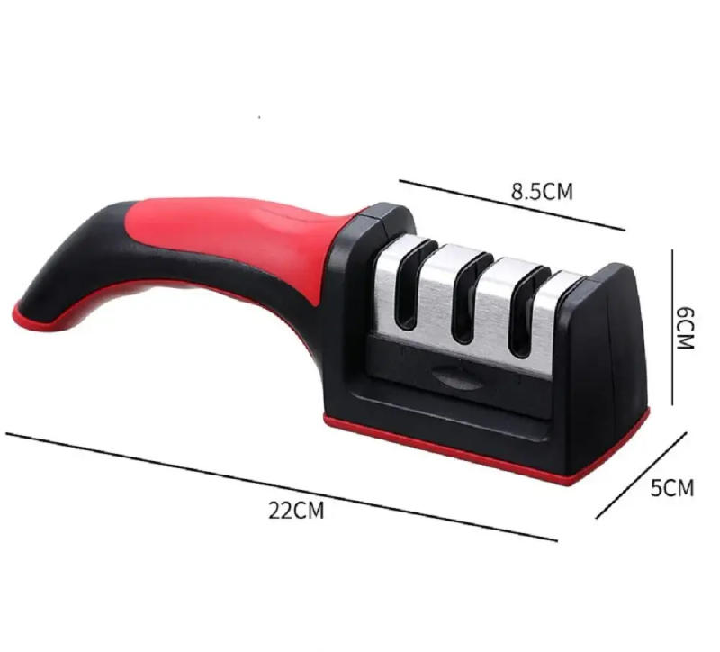 Description Picture 6 of itemTungsten Steel Three-stage Whetstone, Household Kitchen Knife, Stainless Steel Sharpening Rod, Multi-function Sharpening