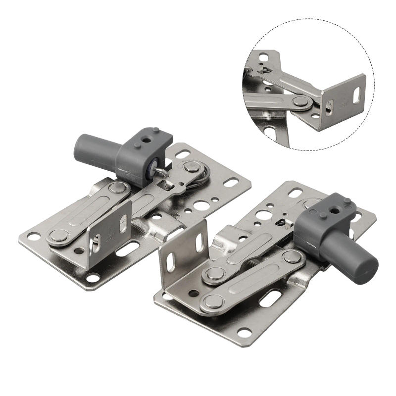 Description Picture 6 of itemCabinet Drawer Scissor Hinge Soft Close Hinges 45 Degrees Down Flip Door Hinge Furniture Cabinet Door Connector Damping Supports