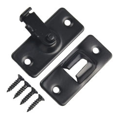 1pcs Door Latch Door Lock 90 Degree Right Angle Door Latch Hasp Sliding Lock  Bolt Hardware Security Door Bolt