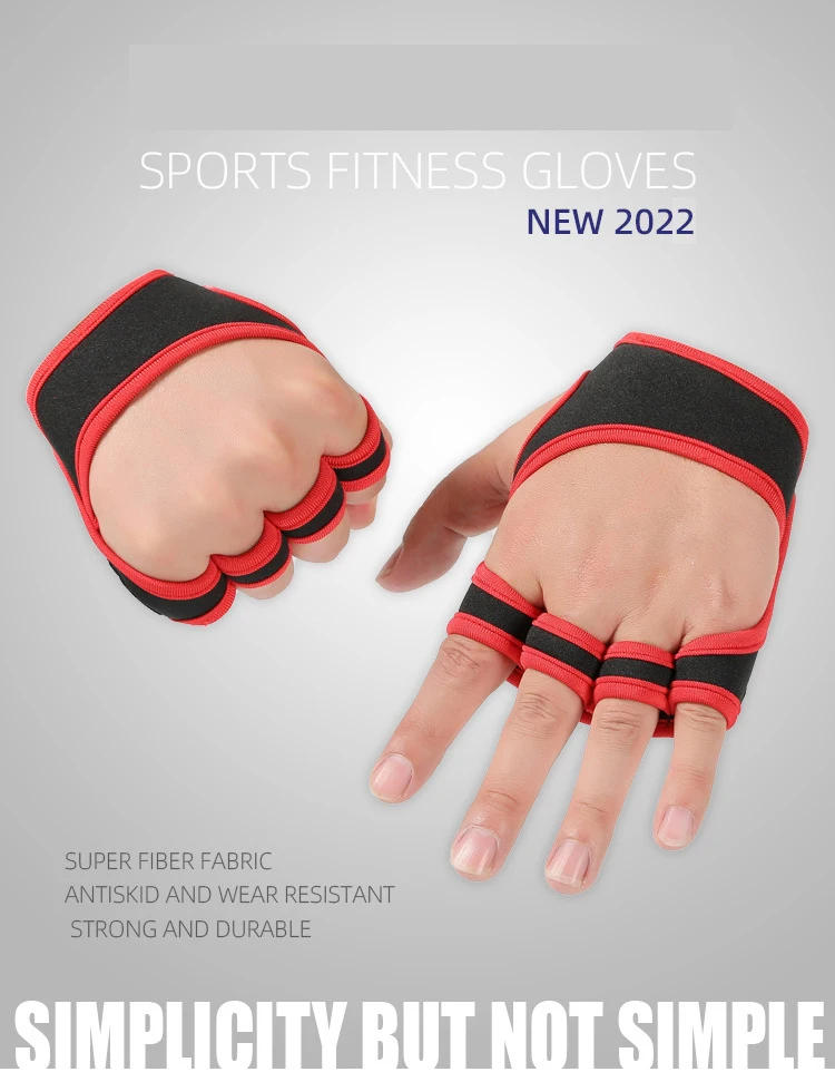 Description Picture 3 of itemGym Gloves for Men Women Fitness Weight Lifting Wristband Gloves Body Building Training Sports Exercise Cycling Glove Shockproof
