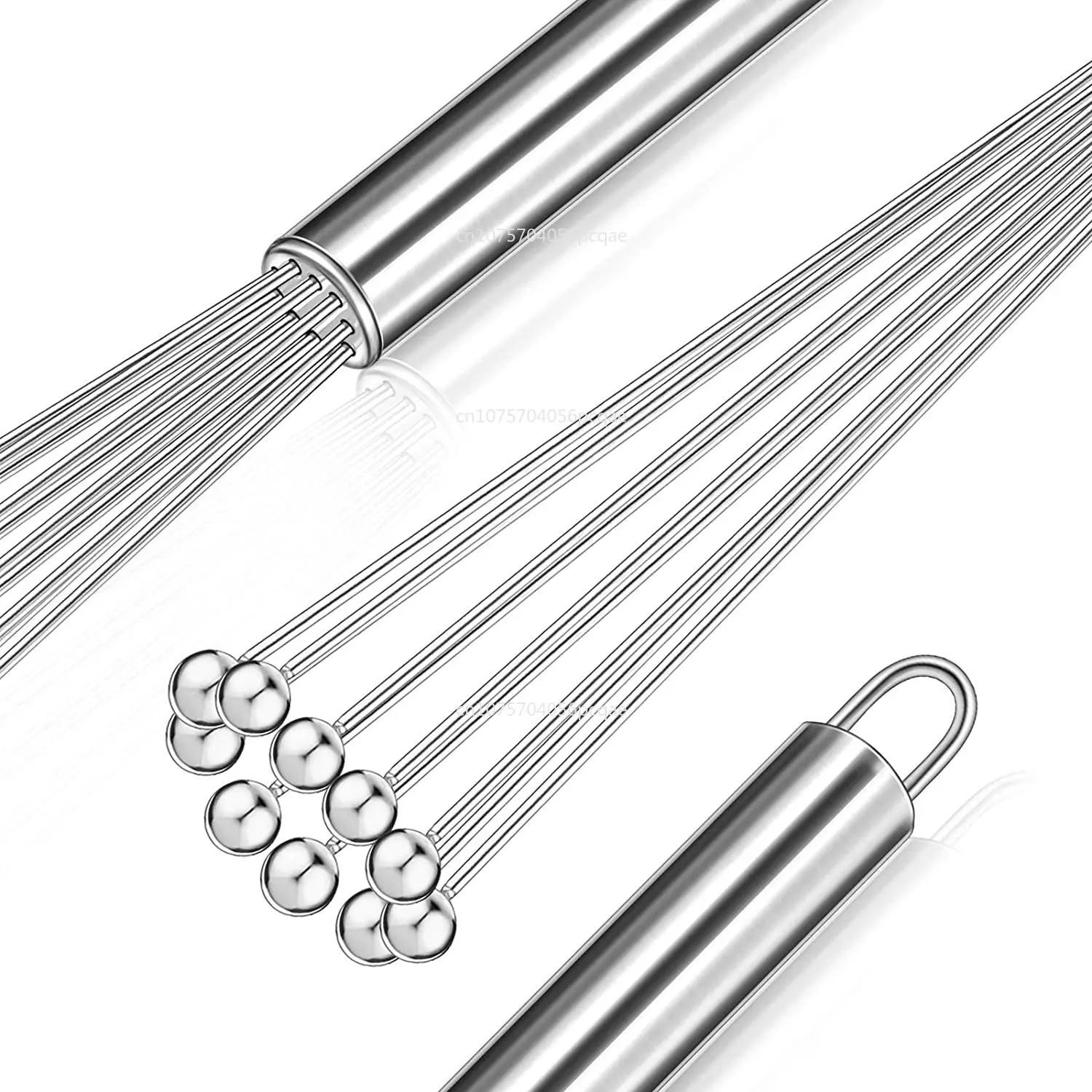 Description Picture 4 of itemStainless Steel Egg Stirring Rod Whisk Manual Butter Butter Flour Mixing Kitchen Mixer Baking Tools Cooking Tools