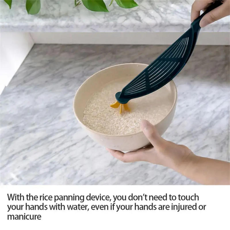 Description Picture 2 of itemDraining Tool Pot Strainer Pan Drainer Wash Rice For Home Kitchen Easy Draining Pan Strainer Plastic Pasta Spaghetti Practical