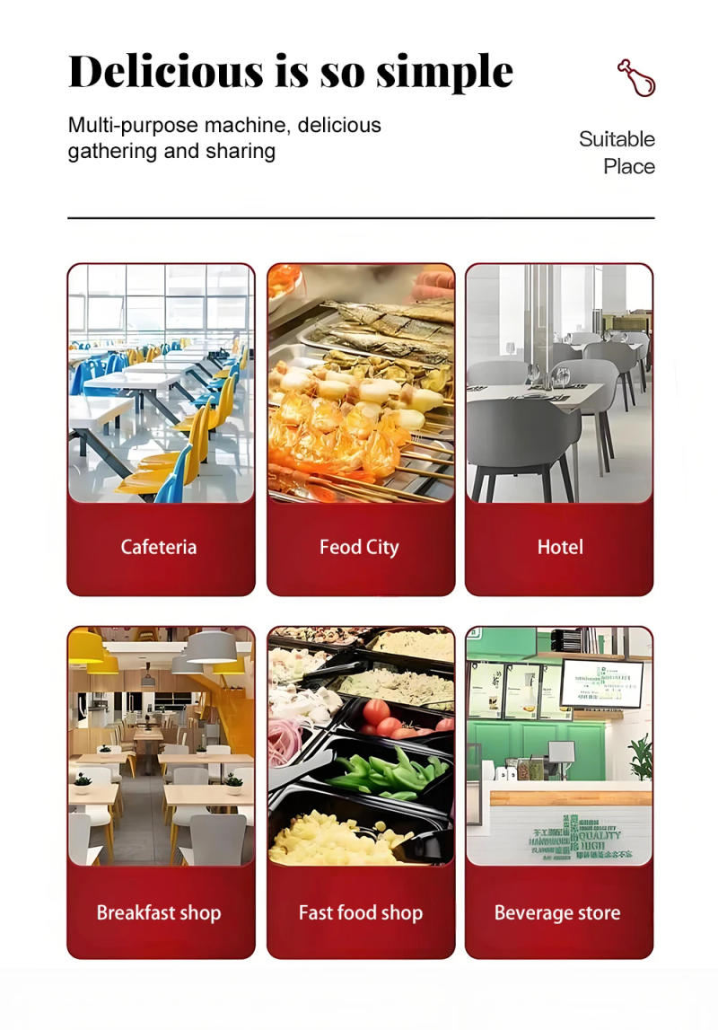 Description Picture 3 of itemElectric Oil Fryer Pot Large Capacity Stainless Steel Electric Fryer for Fried Skewers Dough Sticks and Chicken Wings