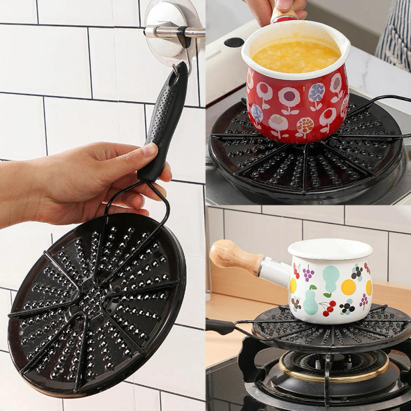 Description Picture 4 of itemGas Stove Stovetop Heat Conduction Plate Stove Diffuser Thawing Tray Fast Defrosting Tray Energy-Saving Pot Protection Accessory