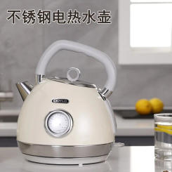 220V CiDylo Electric Kettle, Retro Boiling Sphere with Thermal Insulated Material, Automatic Power-Off, 304 Stainless Steel