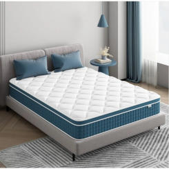 2023 New 10 Inch Breathable Memory Foam and Pocket Spring Mattress, Twin Size