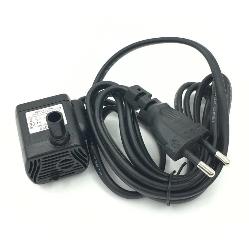 Description Picture 3 of itemUltra-quiet 3W AC 220V Water Pump Flow Rate Waterproof Brushless Pump Mini Water Filter Fish Tank Fountain Pump European plug