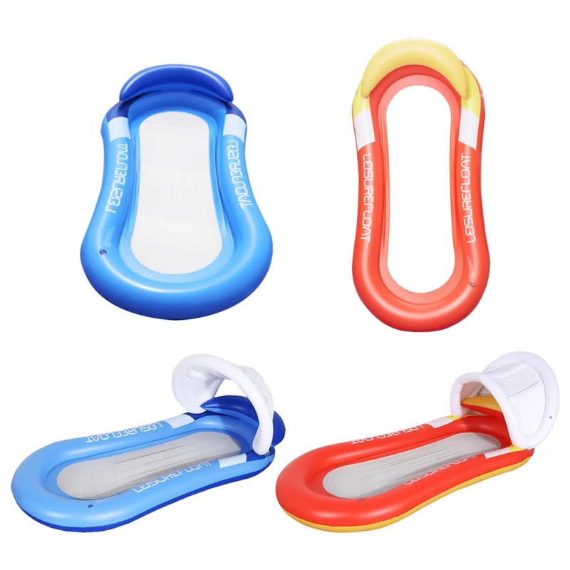 Description Picture 4 of itemOutdoor Foldable Water Hammock Inflatable Floating Row PVC Summer Air Mattresses Swimming Pool Lounge Chair Water Sleeping Bed