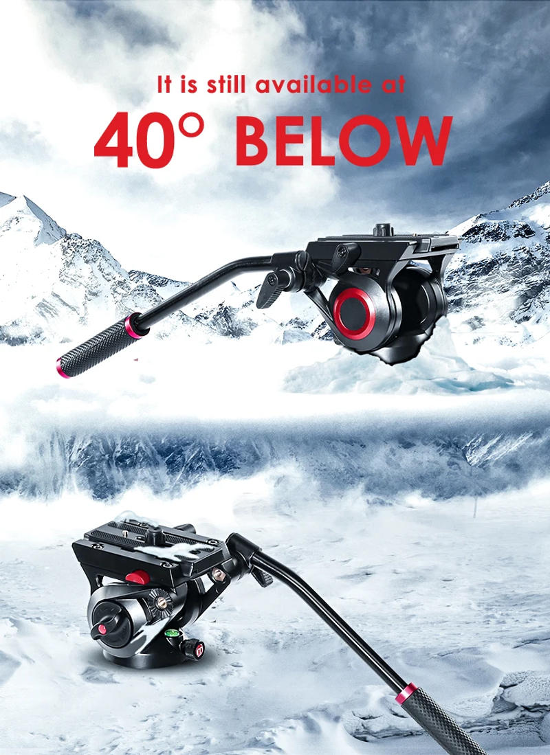 Description Picture 3 of itemmiliboo MTT705 Aluminum Portable Fluid Head Camera Monopod for Camcorder /DSLR Stand Professional Video Tripod 72"Max Height