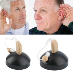 Rechargeable Ear Hearing Aid Apparatus High Power Hearing Aids Ear Instrument Earphone Hearing Aids for Deafness Sound Amplifier