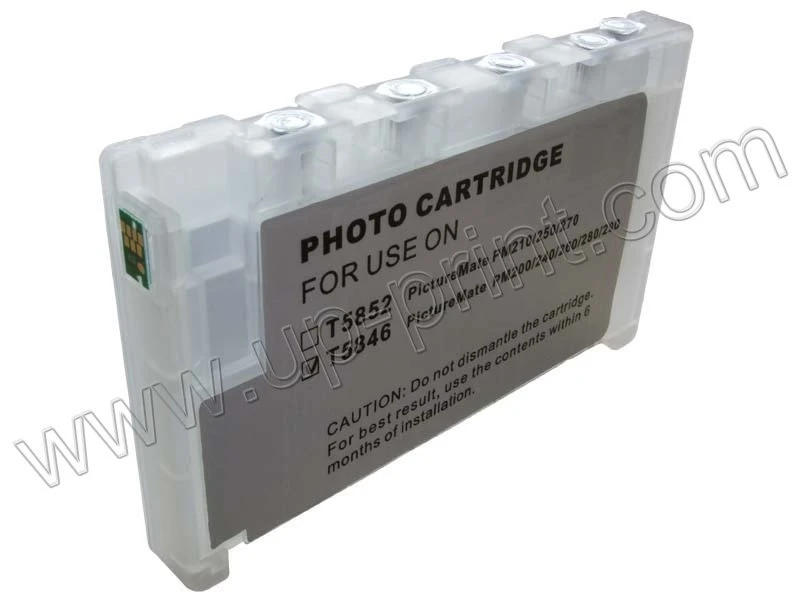 Description Picture 2 of itemCISSPLAZA t5846 Refillable ink cartridge compatible for Epson PictureMate 200 pm240 pm260 pm280 pm290 with one time chip