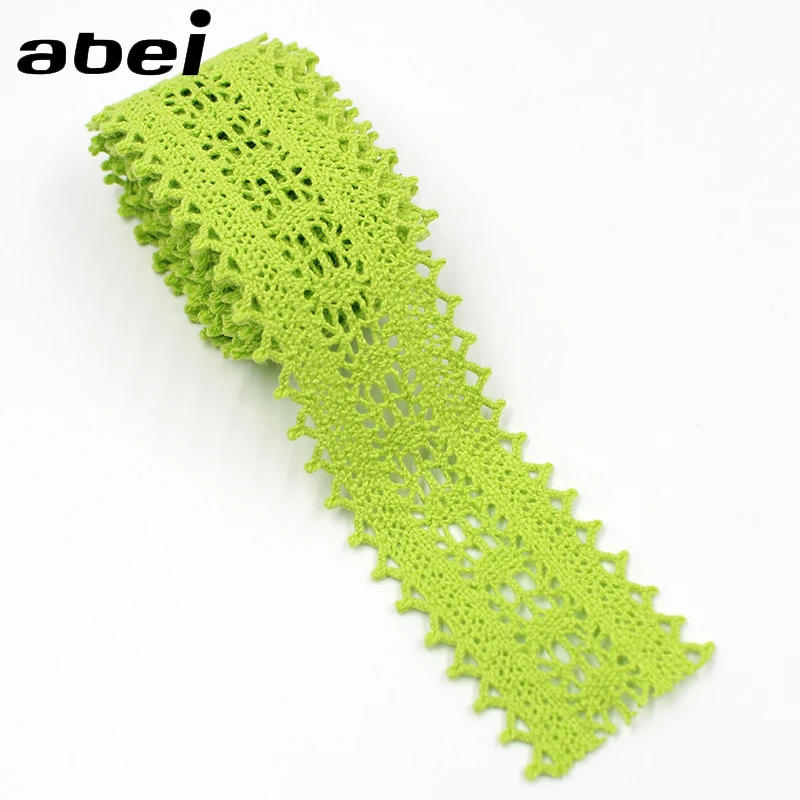 Description Picture 5 of item1-3cm 10yards Mix Colorful Cotton Lace Trims Baby Clothing Home Wedding Craft Sewing Cotton Fabric Material DIY Patchwork