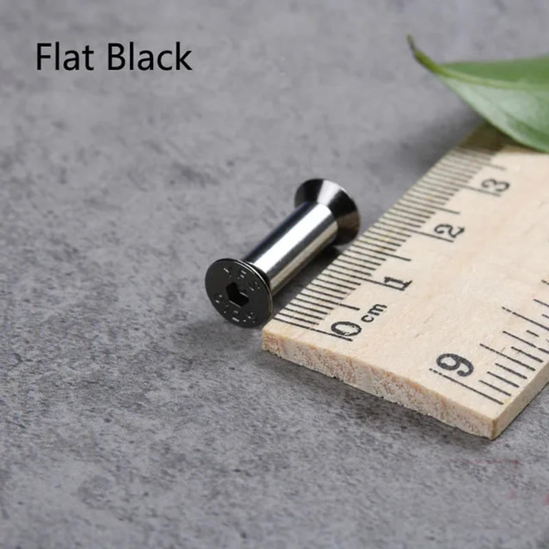 Description Picture 5 of item2sets M4 Knives screw Rivet For DIY tools material Knife handle plate Fastening Plum style Furniture processing screw