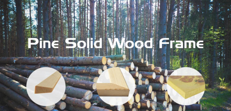 Description Picture 2 of itemSolid Wood Canvas Picture Frame Kit DIY Stretcher Bars for Canvas Prints Diamond Oil Painting Wooden Wall Art Gallery Home Decor