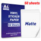 50 Sheets-Matte