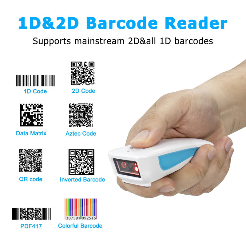 Description Picture 4 of itemNETUM C750 Bluetooth Wireless 2D Barcode Scanner Pocket QR Bar code Reader PDF417 for Tobacco Garment mobile payment Industry
